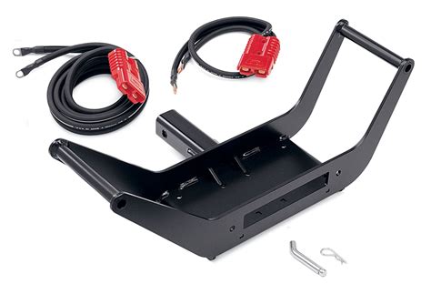 warn receiver hitch winch mount